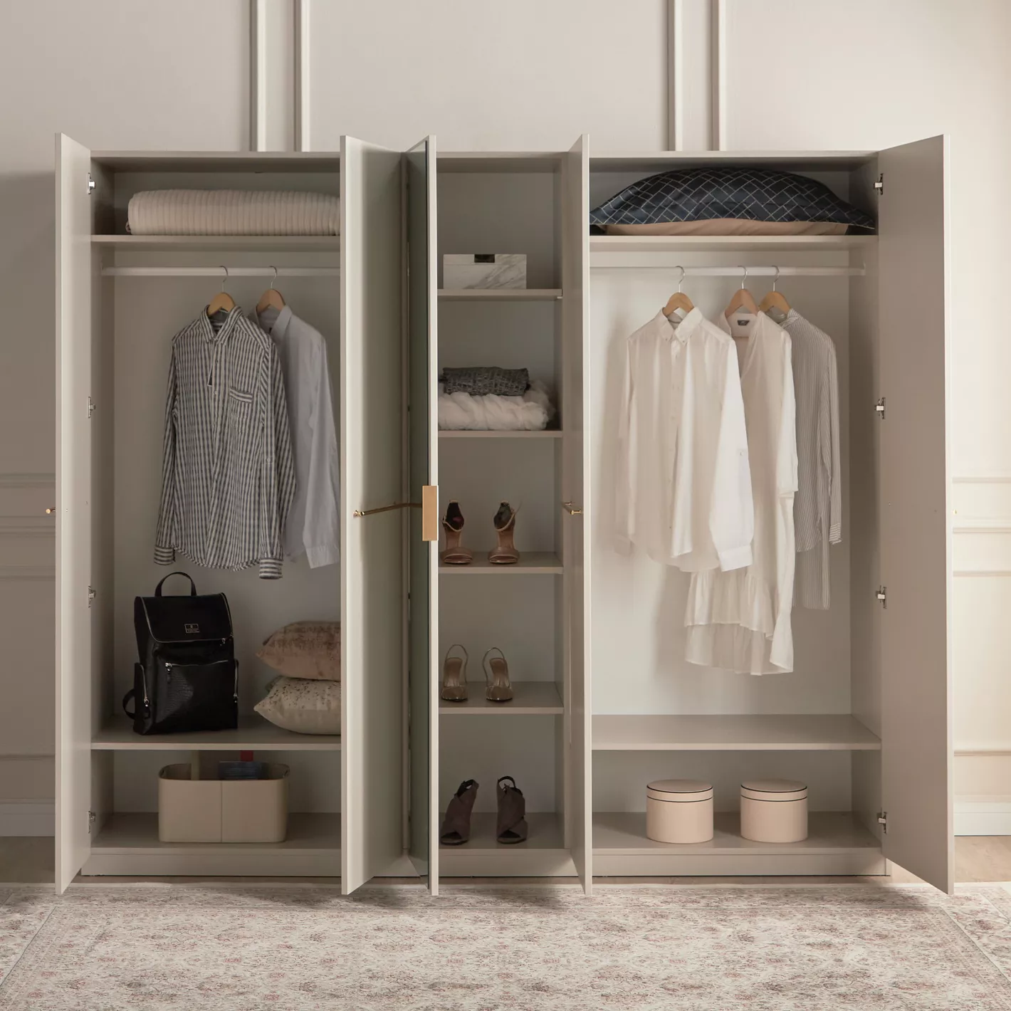 Dante 5-Door Wardrobe - Image 7