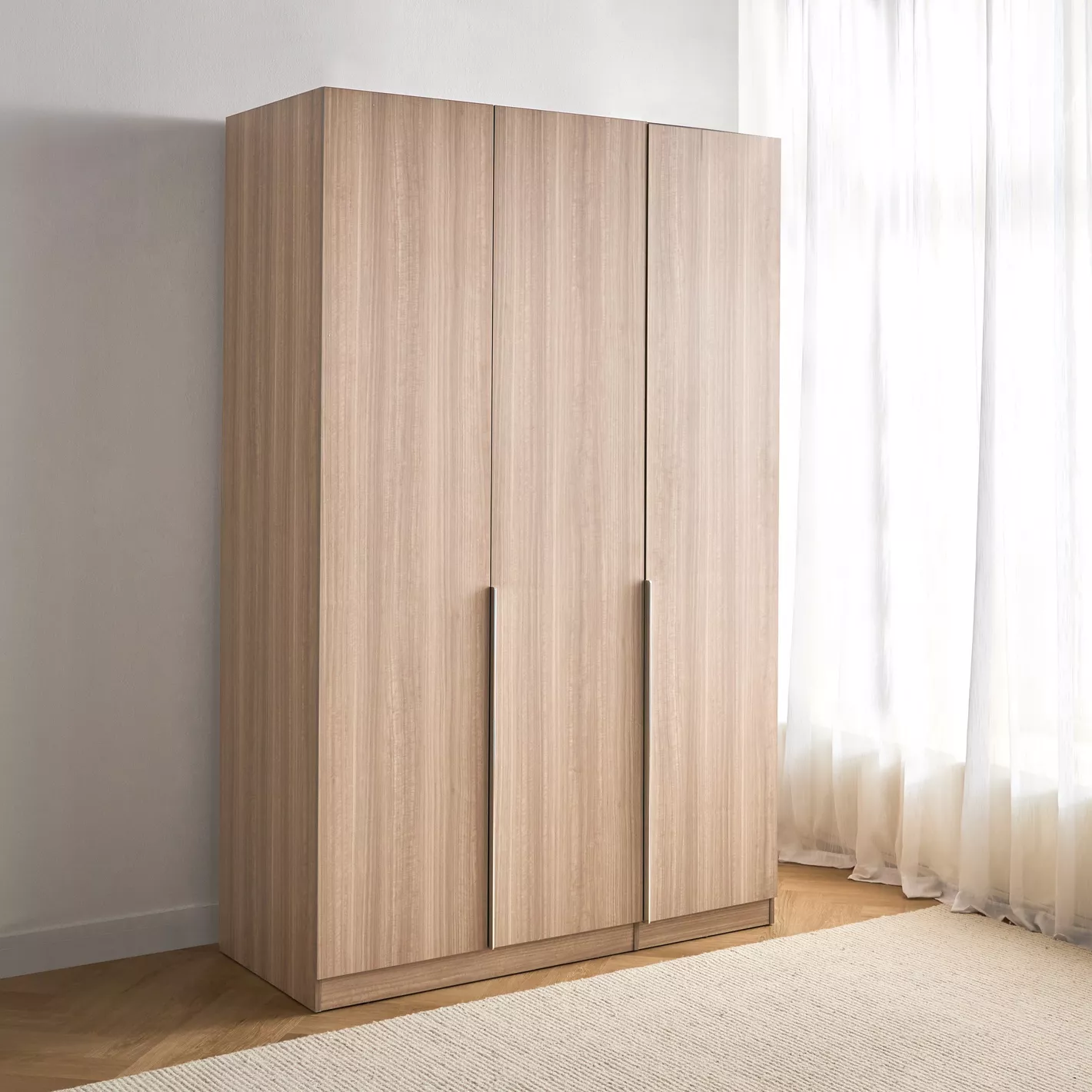 Warner 3-Door Wardrobe with Drawers - Image 4