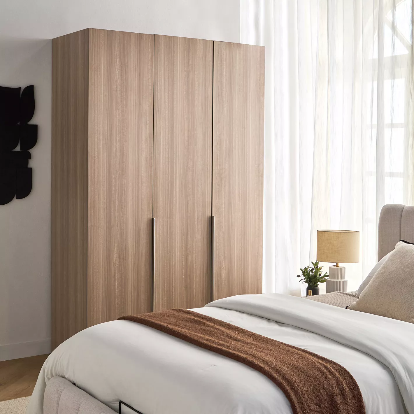 Warner 3-Door Wardrobe with Drawers - Image 6